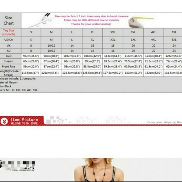 Harem Black and White Stripe Jumpsuit Dress - Picture 7 of 7